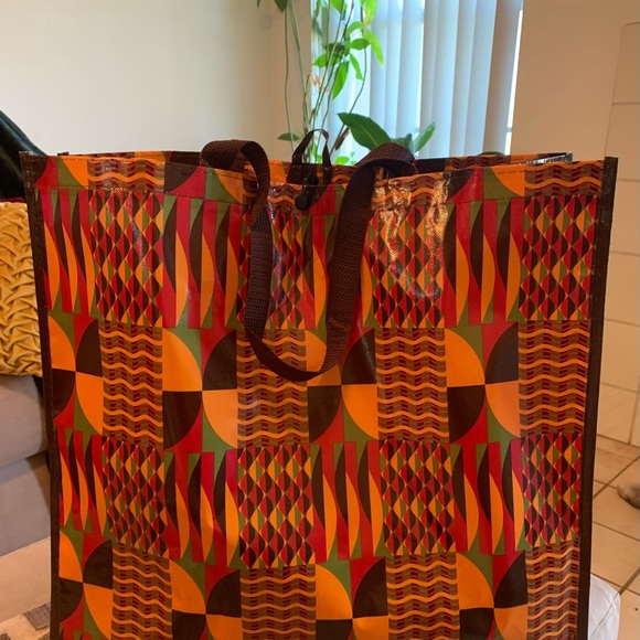 Michael's African Print Tote Bag - Picture 3 of 10